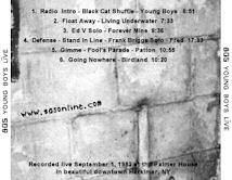 805 Young Boys Live 1982 MP3 320 VBR full length retail direct digital download remastered 2009