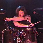 Caroline Blue Metal J  drums in concert